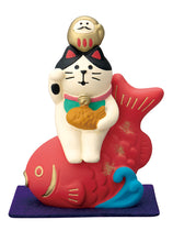 Load image into Gallery viewer, Animal Ornament Maneki Neko Sea Bream
