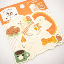 Charger l&#39;image dans la galerie, Watashi-biyori Flake sticker Dog
