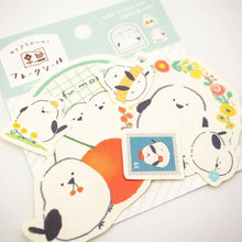 Charger l&#39;image dans la galerie, Watashi-biyori Flake sticker Fluffy little birds

