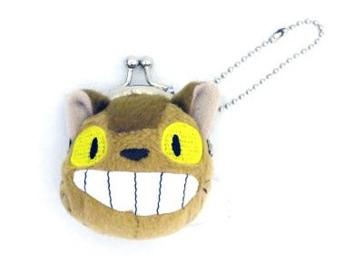 Mini Purse Gamaguchi Plush Catbus My Neighbor Totoro